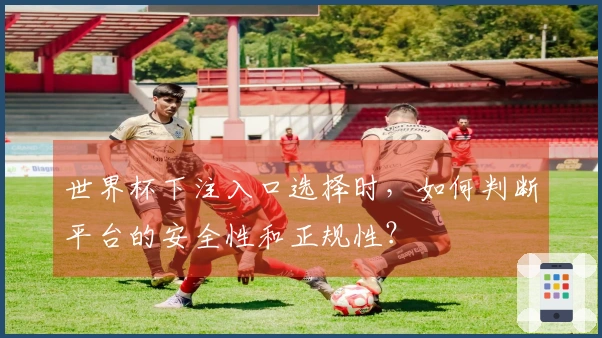 世界杯下注入口选择时，如何判断平台的安全性和正规性？