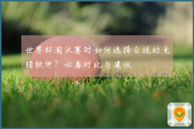 世界杯淘汰赛时如何选择合适的竞猜软件？必看对比与建议