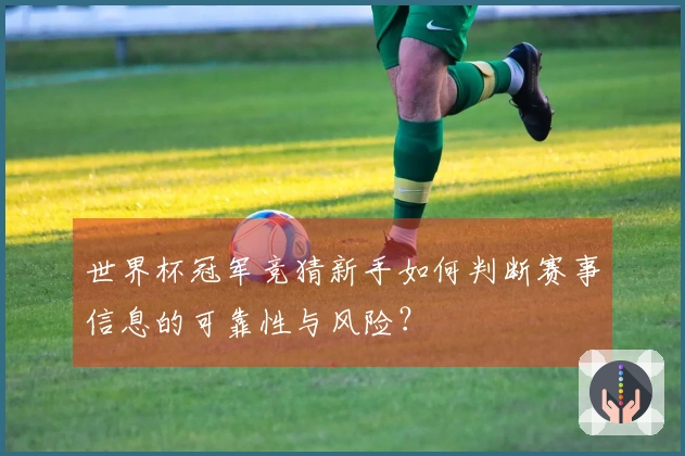 世界杯冠军竞猜新手如何判断赛事信息的可靠性与风险？